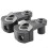 Motorcycle Handlebar Risers 22mm 28mm Black ABS Bracket for Elevated Seats Ergonomic Riding 1