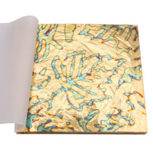 Gold Leaf Sheets and Copper Foils 50pcs 14x14cm for Crafts, Nail Art, Furniture and DIY Projects
