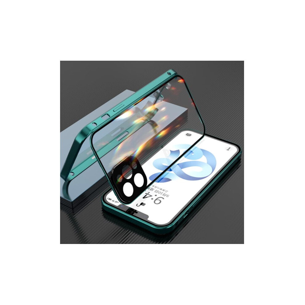 Privacy Magnetic Case For Compatible With Iphone 13 Pro Max Green 9482828943515