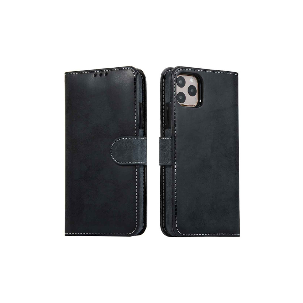Rugged Wallet Case - Compatible With Iphone 11 Black 9482828943416