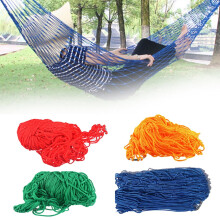 SPRING PARK Strong Hammock Garden Nylon Mesh Net Hang Rope Travel Camp Outdoor Swing