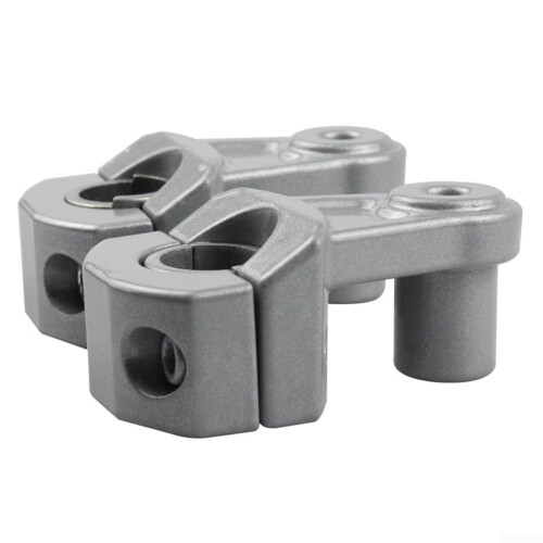 Motorcycle Handlebar Riser 28mm 22mm Adjustable Extender Silver for Ergonomic Riding Position