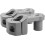 Motorcycle Handlebar Riser 28mm 22mm Adjustable Extender Silver for Ergonomic Riding Position 2