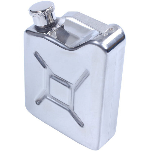 Μίνι από ανοξείδωτο ατσάλι 5oz φιάλη ισχίου για ποτά, ουίσκι, αλκοόλ, καύσιμο
