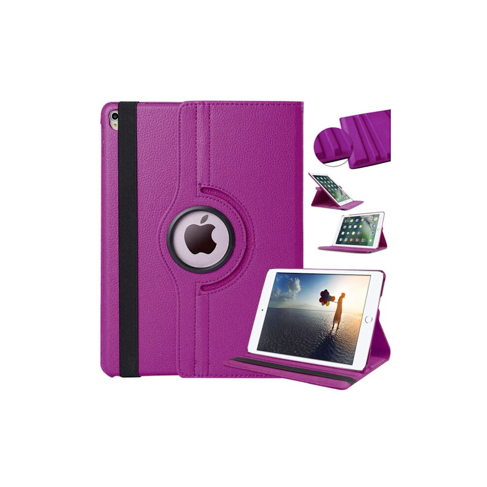Compatible With Ipad 7Th / 8Th / 9Th Generation 10.2" Case Rotatable 360 Purple 9482726557197