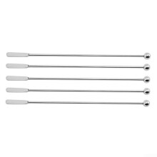 Cocktail Stirrers 304 Stainless Steel Swizzle Sticks Rust Resistant 19cm for Home Bar Drinks 5PCS