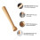 Beech Wood Cocktail Muddler for Mojito Mixing with Ergonomic Grip and Durable Construction 5