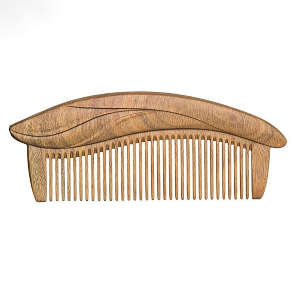Unisex Sandalwood Comb Fine Tooth Wooden Hair Comb For Precise Grooming And Elegant Chinese Design