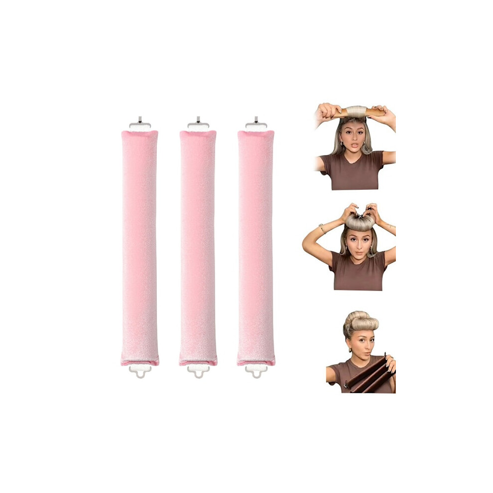INF Heat-Free Hair Curlers Hair rollers to curl hair without heat Pink