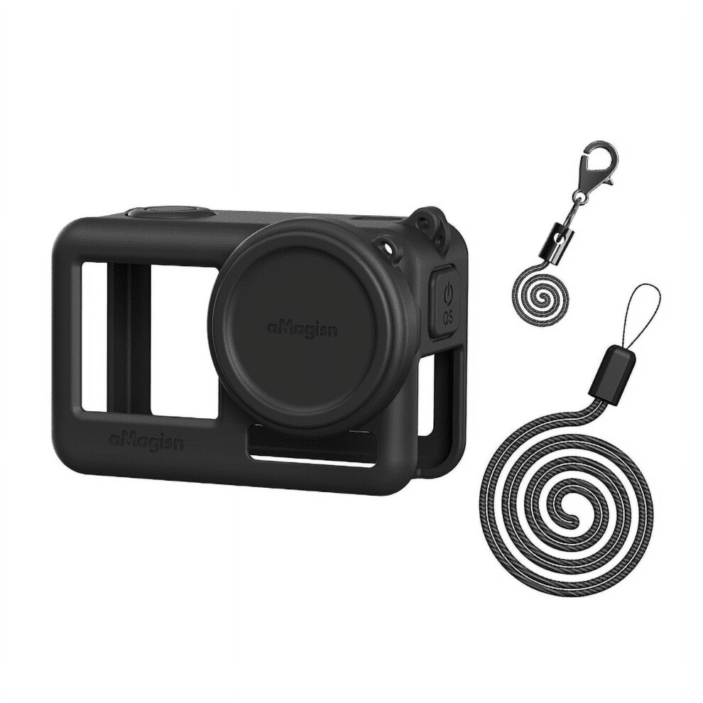 Silicone Protective Case + Lens Cap For Dji Osmo Action 4 3, Compatible With Osmo Action 4 3, With Lanyard 9499224771864