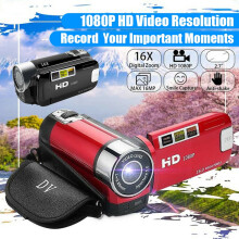 Camcorder Digital Camera,Full HD 270Rotation 1080P 16X High Definition Digital Camcorder Video DV Camera,Black