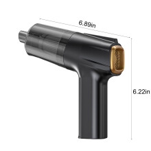Light Weight & Strong Suction Mini Vacuum, Wireless Handheld Car Vacuum Cleaner Rechargeable, 3-in-1 Dust Buster Blower Hand Pump, Dry Use,