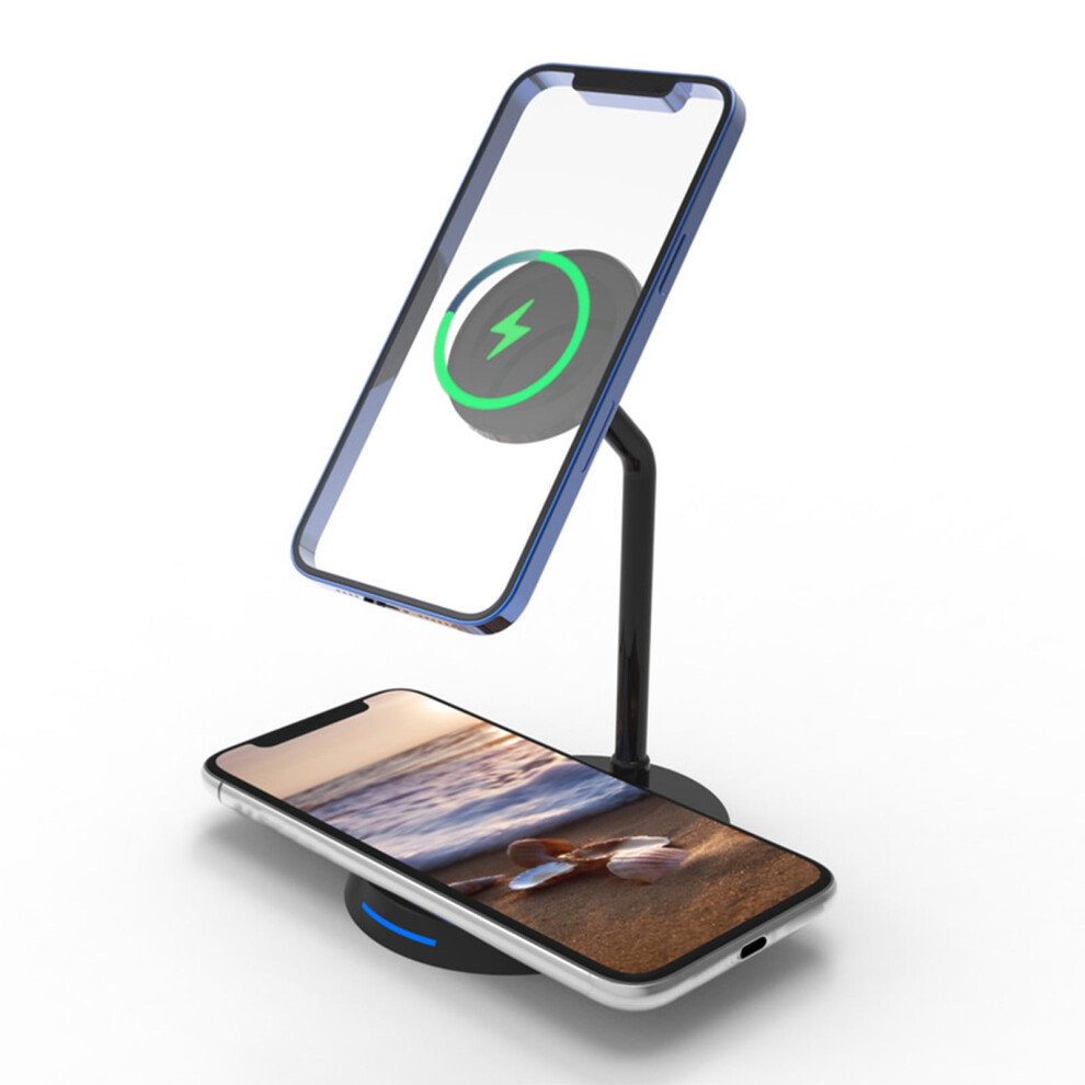 Wireless Charger Portable, 15W Magnetic Mobile Phone Wireless Charger Headset Charging For Mobile Phone, Mobile Phone Charging, With Usb Interface 9482828948008
