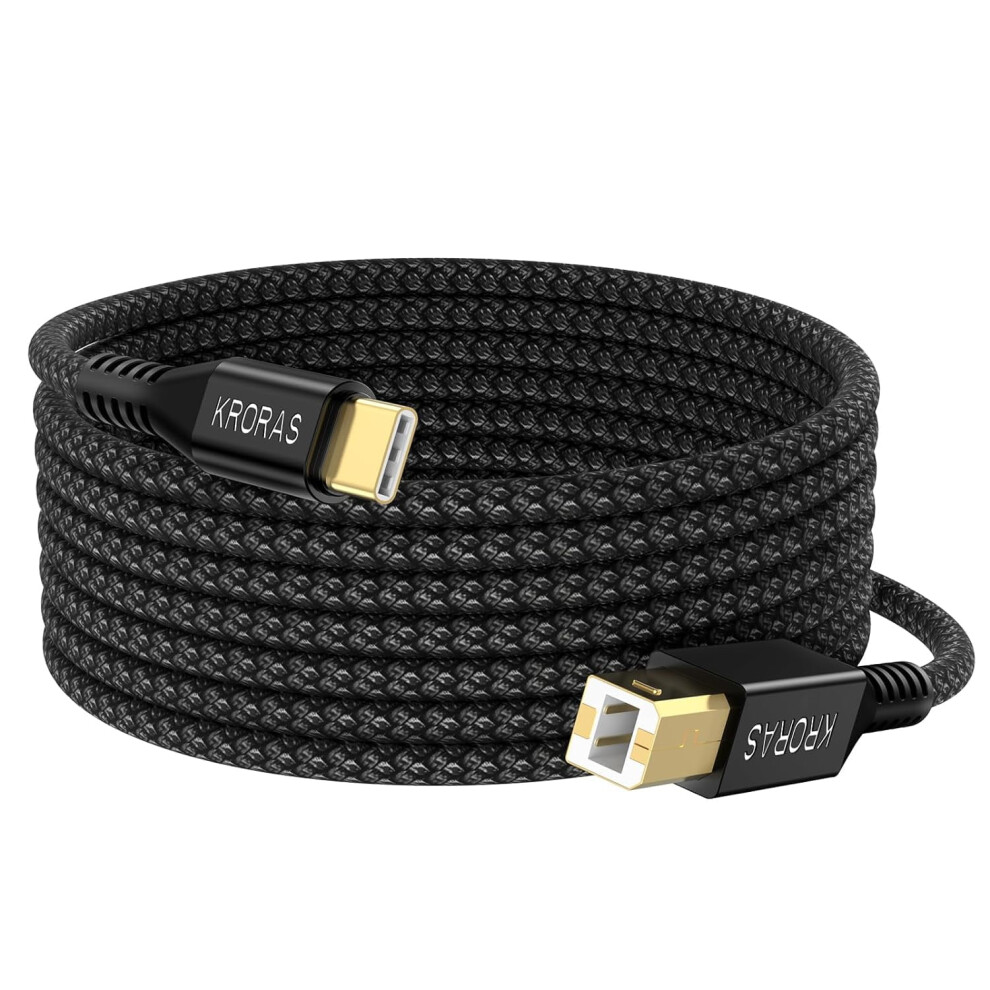 Usb B To Usb C Cable 10Ft, Compatible With Ipad Pro, Ipad Air, Macbook Pro/Air M1, Mac Pro, Imac 9482828947933