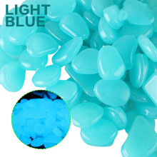 Glow in The Dark Pebbles Luminous Stones Rocks For Garden Aquariums Decoration