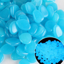 in The Dark Pebbles Luminous Stones Rocks for Garden Decoration Home Decor