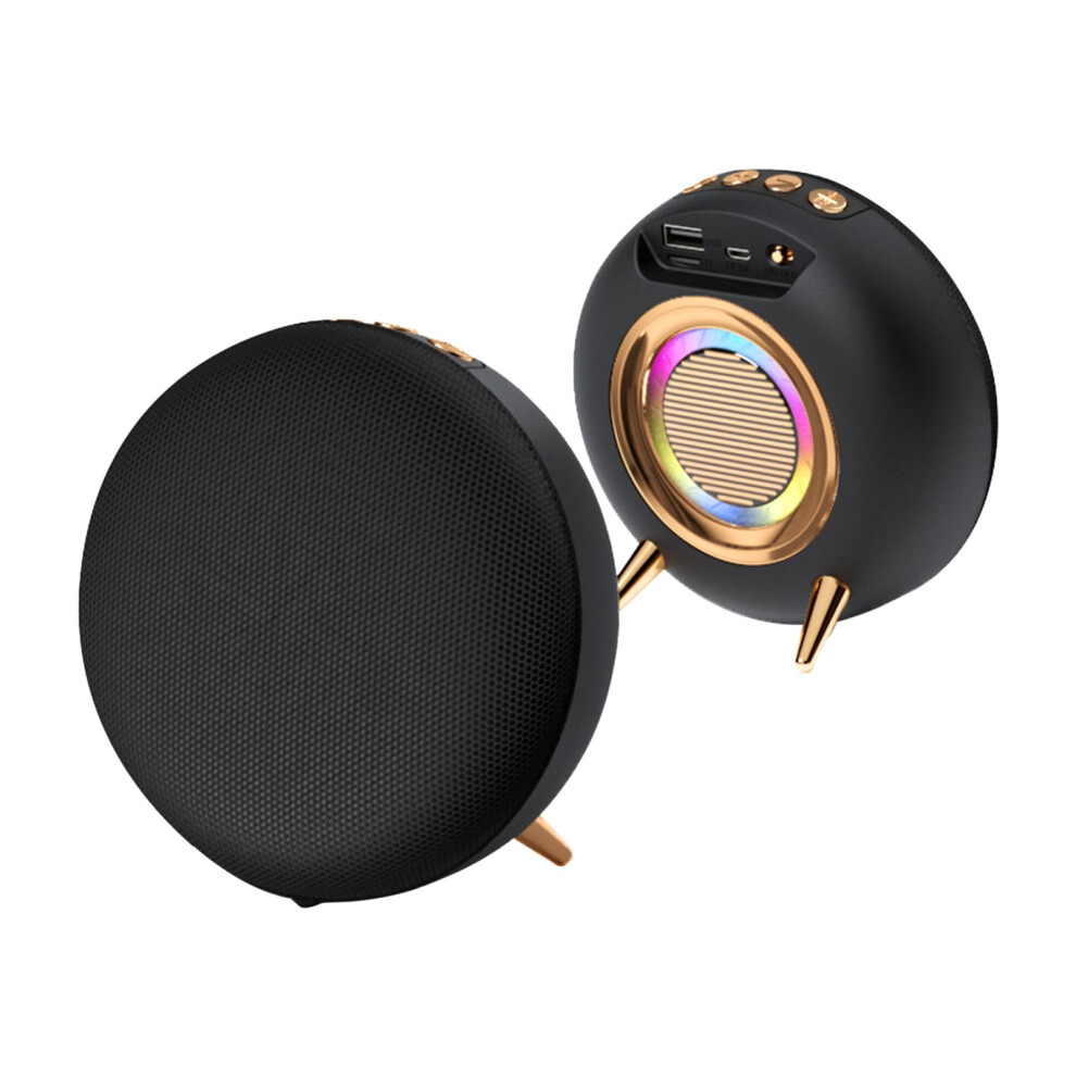 Speakers Gnobogi Bs-36D Wireless Bluetooth Speaker Subwoofer Outdoor Portable Mini Speaker With Colorful Night Portable Audio Clearance Light 9482828950193