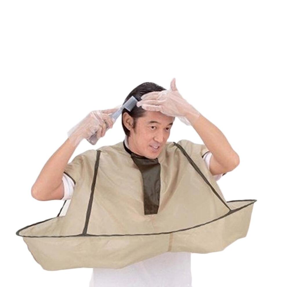 Waterproof Hair Cutting Cape with Adjustable Neck Fit, Salon Barber Cape for Adults