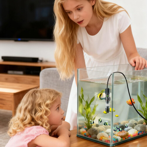 Fish Tank Heater 10W USB Powered Mini Submersible with Consistent 26C Warmth for Betta and Turtle 1
