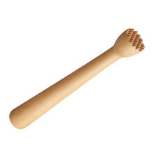 Cocktail Muddler Beech Wood Bar Tool for Mixing Drinks with Ergonomic Comfort Grip and Polished Finish