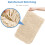 Astarin Solid Print Beige Microfiber, PVC Bath Rug, 24"60", MACHINE WASHABLE 2