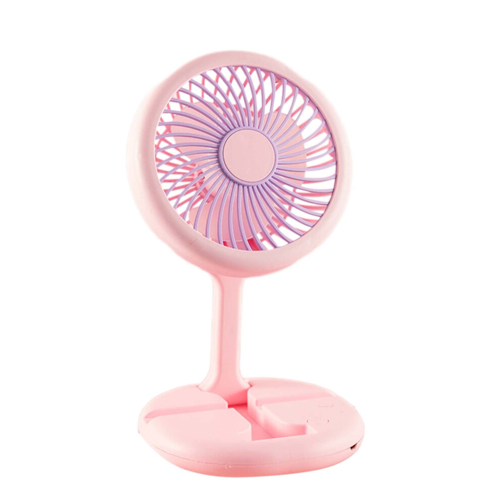 Gnobogi Foldable Usb Rechargeable Handheld Small Fan With Cell Phone Stand Desktop Fan On Clearance 9482828325502
