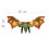 WinysinFantasy Halloween Dinosaurio Δράκος Στολή Cosplay Αξεσουάρ Ζώων με Φτερά 6