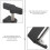 Jibi 2Pcs C-shape Desk Table Mount Clamps Practical Desk Clamps Retaining Clips 6