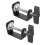 Jibi 2Pcs C-shape Desk Table Mount Clamps Practical Desk Clamps Retaining Clips 5