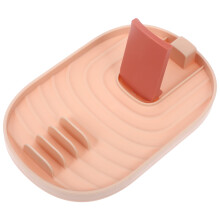 Cucchiai in plastica, organizer per coperchi di pentole, poggia-cucchiaio resistente all'usura, supporto per coperchi di pentole, copertura da