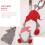 3 st. Gnome-servispåsar med jultema, utskärningsgaffelpåsar, servispåsar 5