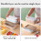 Double Bento Box, 4,5*4,5*4,5 ιντσών, στοιβαζόμενο δοχείο φαγητού All-in-One, πλαστικά σκεύη, 7