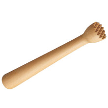 Cocktail Muddler Beech Wood Ergonomic Grip for Crushing Ice and Mashing Fruit Home Bar Essential