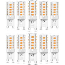 10 stuks G9LED-lampen, dimbaar, 3W warm wit, 3000K. G9LED-lampen, equivalent aan halogeenlampen van 50W, AC110/220V [Energieklasse F][GKS]