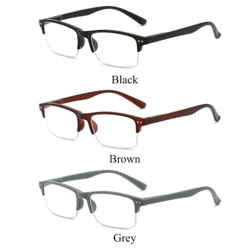 Lesebrille mit Blaulichtfilter, Computerbrille, Schwarz, Stärke 2,0x 1