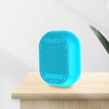 Draagbare Bluetooth 5.0-luidspreker met subwoofer, FM-radio, draagkoord en lange batterijduur - Compatibel met Gnobogi, ideaal voor binnen- en