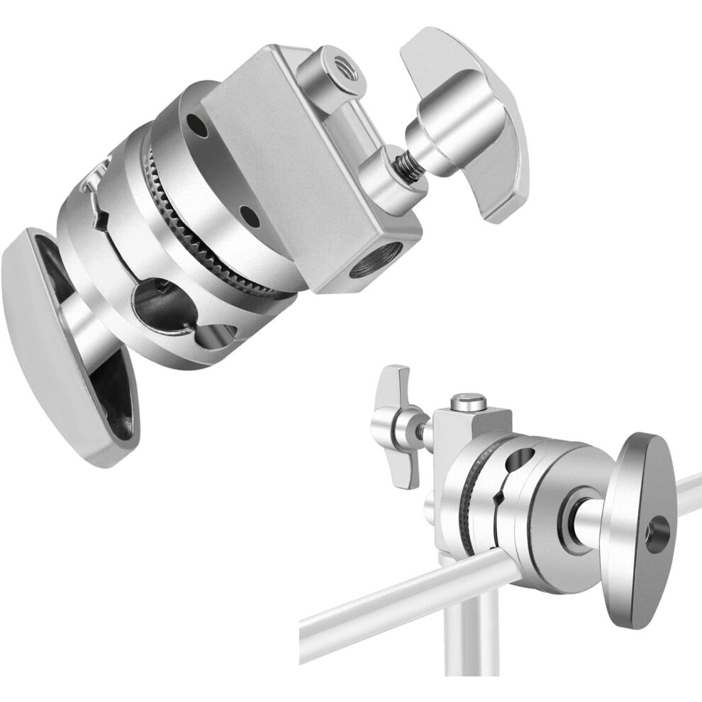 Yuocu Multi Functional Heavy Duty Grip Head 2.5" Swivel Head Holder Mounting Adapter Steel For Stand, Extension Light 9773935102620