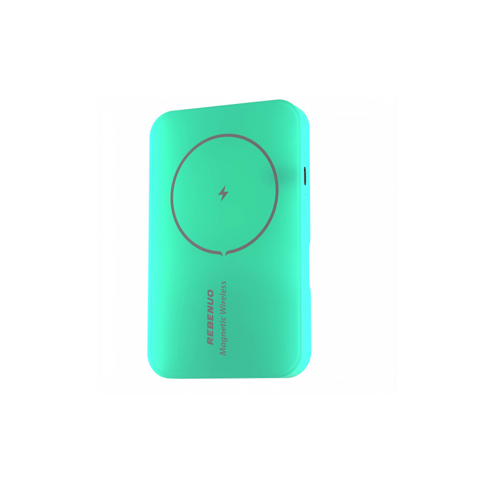 Wireless Charger With Usb-C - Compatible With Samsung - Compatible With Iphone - Fast Charging Green 9773935104204