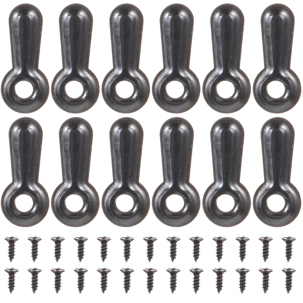 Kuyiluo 200Pcs Picture Frame Turn Button Photo Frame Hangers With Screws 9773935104501