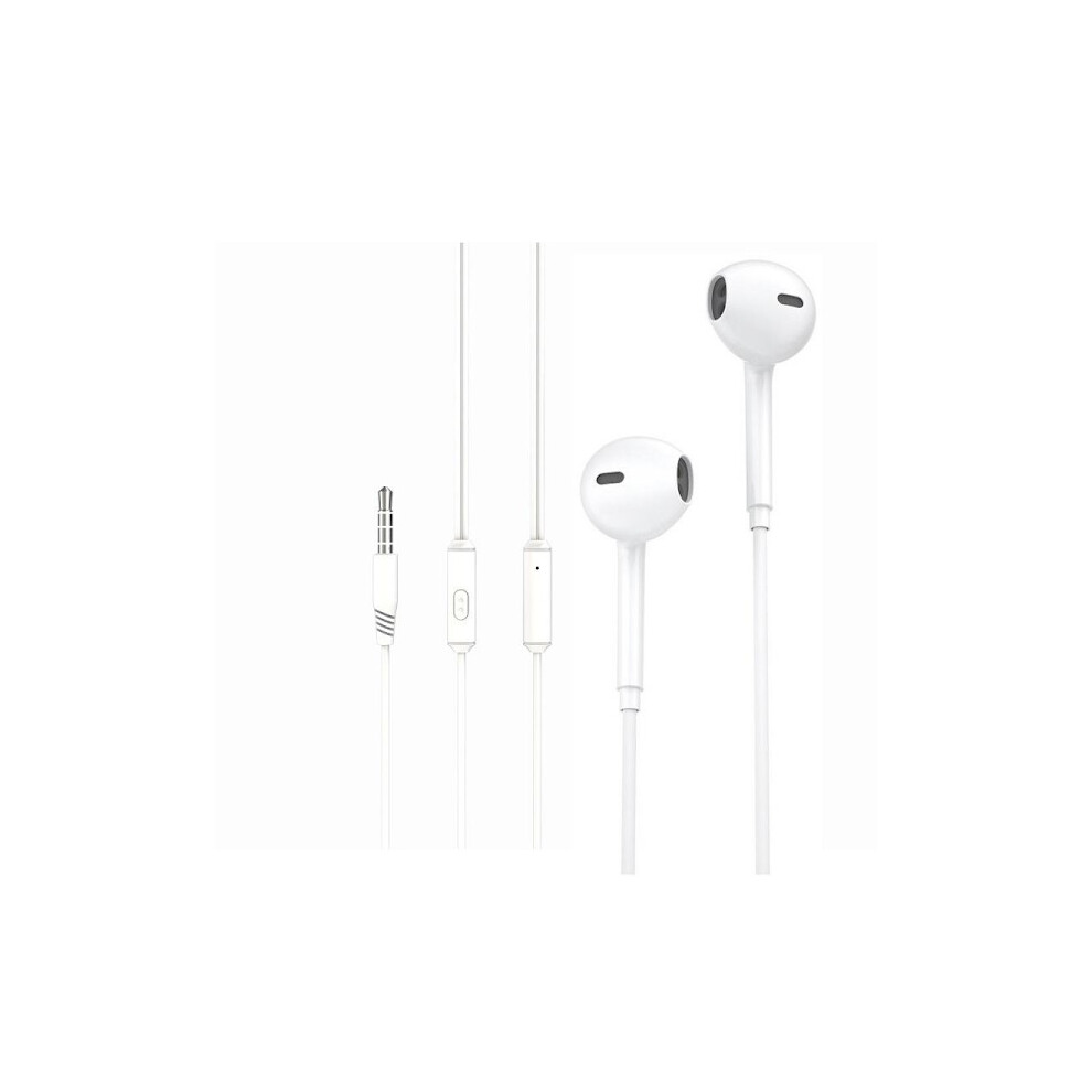 In-Ear Headphones With Microphone 3.5Mm Connector Compatible With Iphone, Compatible With Samsung White 9773935104235