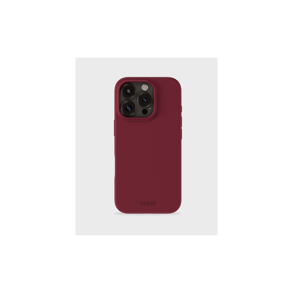 Holdit Compatible With Iphone 16 Pro Max Mobile Case Silicone Velvet Red 9773935104099