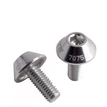 DAMIFU Bicycle bottle cage screw aluminum alloy not m5*12 screw color screw 2pC Silver