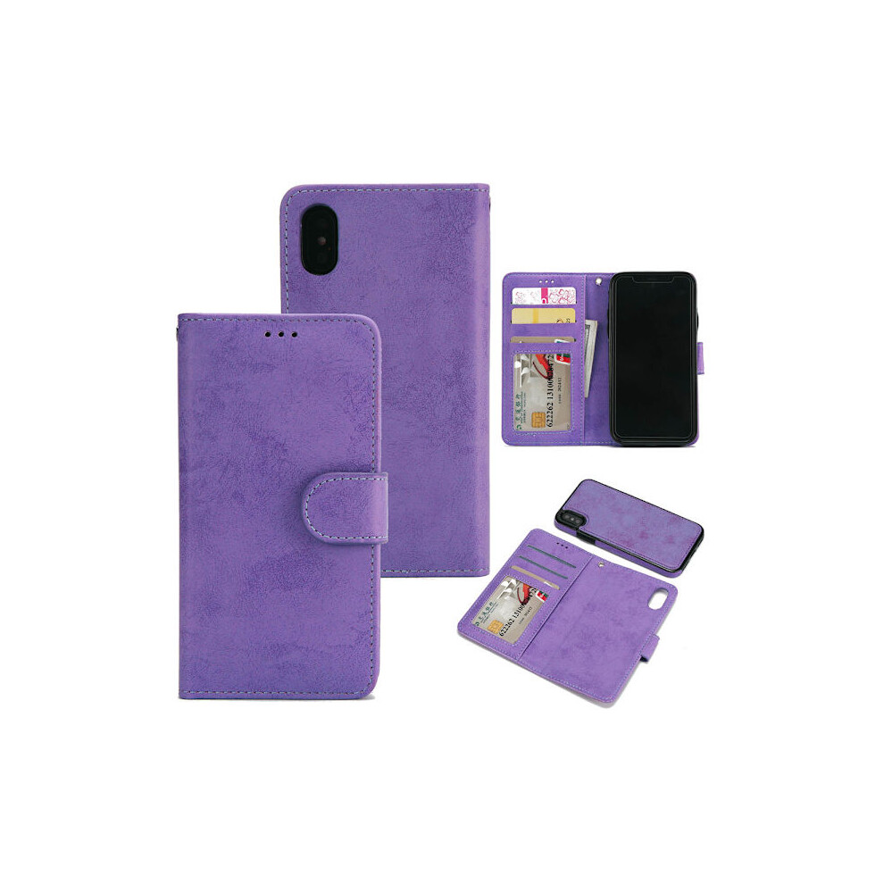Smart Case With Dual Function For Compatible With Iphone X/Xs Purple 9773935104280
