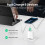 Chargeur double USB 18 W compatible iPhone avec 2 câbles 5