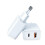 Chargeur double USB 18 W compatible iPhone avec 2 câbles 3