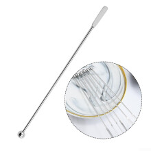 Cocktail Stirrers 19cm Stainless Steel Swizzle Sticks Reusable Set for Home Bar Party Wedding