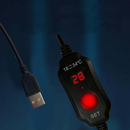 Aquarium Heater USB Powered Submersible with Adjustable Thermostat and Precise Temperature Control 2