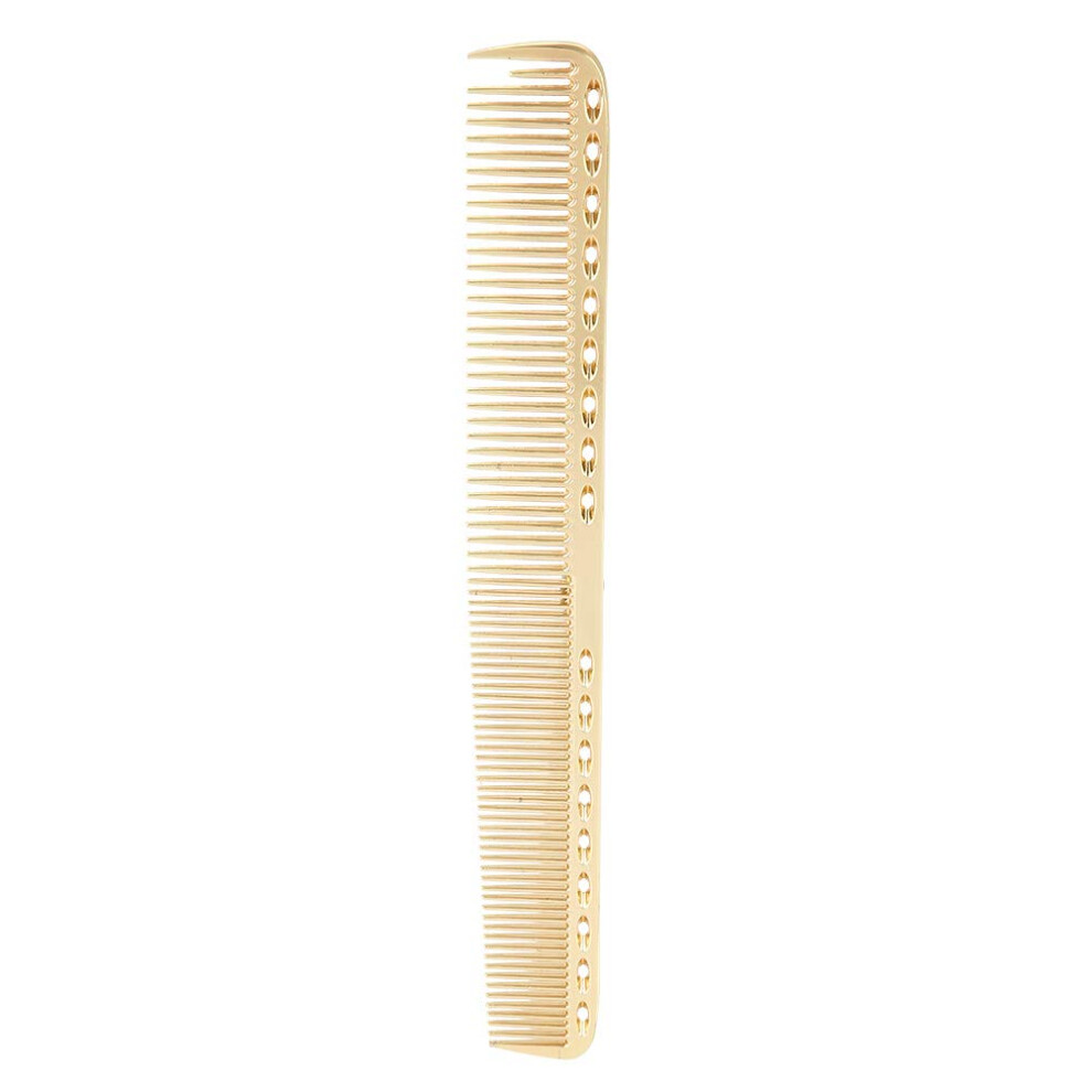 Unisex Professional Hair Comb Antistatic Aluminum Barber Comb Heat Resistant For Salon Styling Gold02