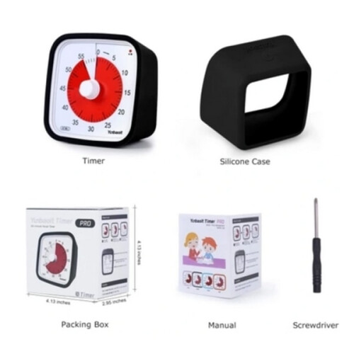Visual Timer 60min - classroom school for children Black 150 1