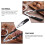 Nutcracker Nutshell Opener Walnut Clip Biscuits Wine Tool Manual Stainless Steel 3